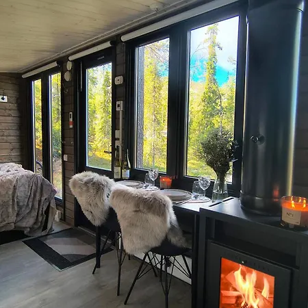 度假居 Lapland Landscape Xl With Nature View, Sauna, Fireplace & Kitchen, Sodankylae, Luosto, Fell Village *