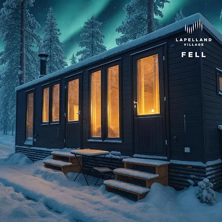 度假居 Lapland Landscape Xl With Nature View, Sauna, Fireplace & Kitchen, Sodankylae, Luosto, Fell Village