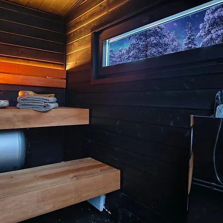 Tatil Evi Lapland Landscape Xl With Nature View, Sauna, Fireplace & Kitchen, Sodankylae, Luosto, Fell Village